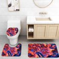 thumbnail image 1 of PUDMAD Smoldering Ashes a Bonfire 3 Piece Bathroom Rugs Set Bath Rug Contour Mat and Toilet Lid Cover, 1 of 2