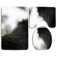 thumbnail image 1 of PUDMAD Spider Webs 3 Piece Bathroom Rugs Set Bath Rug Contour Mat and Toilet Lid Cover, 1 of 2