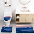 thumbnail image 1 of PUDMAD Sunrise in Mountains 3 Piece Bathroom Rugs Set Bath Rug Contour Mat and Toilet Lid Cover, 1 of 2