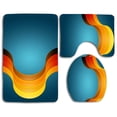 thumbnail image 1 of PUDMAD Superbad 3 Piece Bathroom Rugs Set Bath Rug Contour Mat and Toilet Lid Cover, 1 of 2