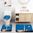 thumbnail image 1 of PUDMAD Supermoon Above Washington DC 3 Piece Bathroom Rugs Set Bath Rug Contour Mat and Toilet Lid Cover, 1 of 2