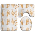 thumbnail image 1 of PUDMAD Thanksgiving Day 3 Piece Bathroom Rugs Set Bath Rug Contour Mat and Toilet Lid Cover, 1 of 2