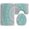 thumbnail image 1 of PUDMAD Thanksgiving Day 3 Piece Bathroom Rugs Set Bath Rug Contour Mat and Toilet Lid Cover, 1 of 2