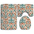 thumbnail image 1 of PUDMAD Thanksgiving Fall 3 Piece Bathroom Rugs Set Bath Rug Contour Mat and Toilet Lid Cover, 1 of 2