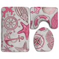 thumbnail image 1 of PUDMAD The Underwater World 3 Piece Bathroom Rugs Set Bath Rug Contour Mat and Toilet Lid Cover, 1 of 2