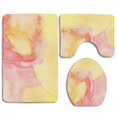 thumbnail image 1 of PUDMAD Tiger 3 Piece Bathroom Rugs Set Bath Rug Contour Mat and Toilet Lid Cover, 1 of 2