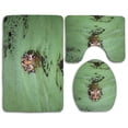 thumbnail image 1 of PUDMAD Tiger 3 Piece Bathroom Rugs Set Bath Rug Contour Mat and Toilet Lid Cover, 1 of 2