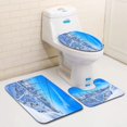 thumbnail image 1 of PUDMAD Titlis Cliff Walk Suspension Bridge 3 Piece Bathroom Rugs Set Bath Rug Contour Mat and Toilet Lid Cover, 1 of 2