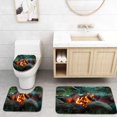 thumbnail image 1 of PUDMAD Tourist Bonfire at Dusk in Forest 3 Piece Bathroom Rugs Set Bath Rug Contour Mat and Toilet Lid Cover, 1 of 2