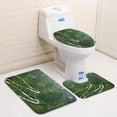 thumbnail image 1 of PUDMAD View Winding Road Tianmen Mountain National Park 3 Piece Bathroom Rugs Set Bath Rug Contour Mat and Toilet Lid Cover, 1 of 2