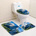 thumbnail image 1 of PUDMAD View from John Muir Trail 3 Piece Bathroom Rugs Set Bath Rug Contour Mat and Toilet Lid Cover, 1 of 2