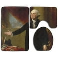 thumbnail image 1 of PUDMAD Washington Birthday 3 Piece Bathroom Rugs Set Bath Rug Contour Mat and Toilet Lid Cover, 1 of 2