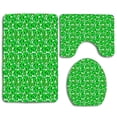thumbnail image 1 of PUDMAD Wild Free Arrows Teepee Camping Feathers Arrow Nursery 3 Piece Bathroom Rugs Set Bath Rug Contour Mat and Toilet Lid Cover, 1 of 2