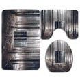 thumbnail image 1 of PUDMAD Winter Scene Dark Spooky Misty Forest Veiled Fog Mystic Birches 3 Piece Bathroom Rugs Set Bath Rug Contour Mat and Toilet Lid Cover, 1 of 2