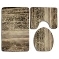 thumbnail image 1 of PUDMAD Wispy Grass 3 Piece Bathroom Rugs Set Bath Rug Contour Mat and Toilet Lid Cover, 1 of 2