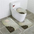 thumbnail image 1 of PUDMAD Zhangjiajie Mountains 3 Piece Bathroom Rugs Set Bath Rug Contour Mat and Toilet Lid Cover, 1 of 2