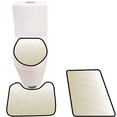 thumbnail image 1 of PUDMAD backgroun FA Effect stylishbackgroun Subtle in 3 Piece Bathroom Rugs Set Bath Rug Contour Mat and Toilet Lid Cover, 1 of 2