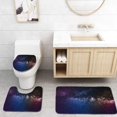 thumbnail image 1 of PUDMAD s Photos 3 Piece Bathroom Rugs Set Bath Rug Contour Mat and Toilet Lid Cover, 1 of 2