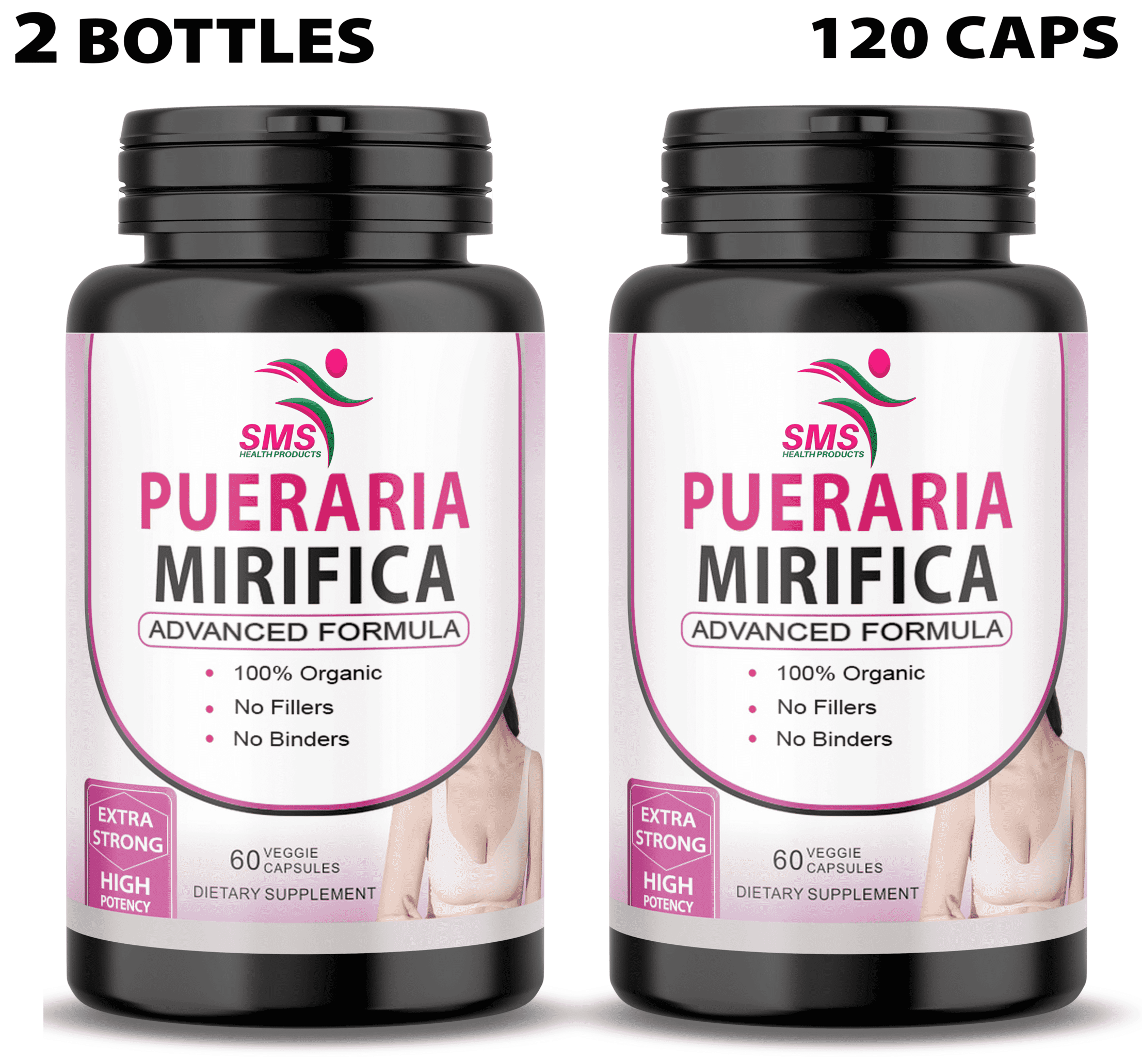 Pueraria Mirifica Capsules 5000mg - Breast Enlargement, Female Estrogen Balance - Foto 7