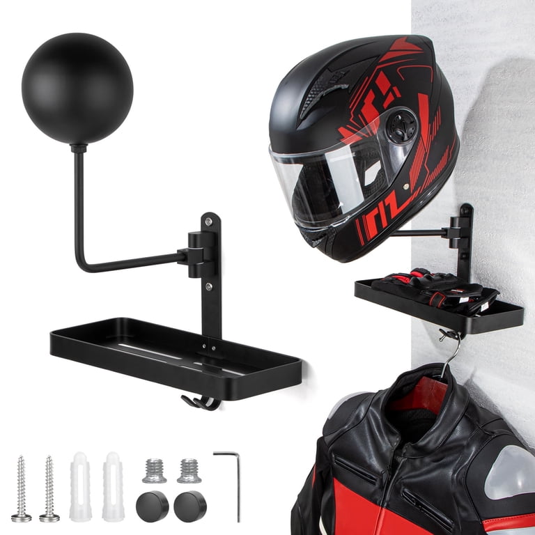 bike mount motorcycle helmet hanger Rack (Over Door) by Moto Loot It will reduce odor NANAGIFTREE Motorcycle Helmet Holder Wall