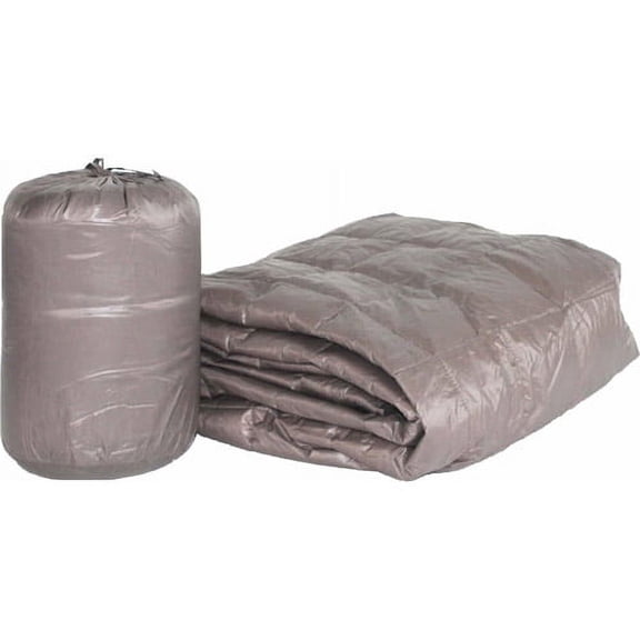 PUFF 50" x 60" Down Alternative Indoor/Outdoor Water Resistant Packable Throw, Taupe