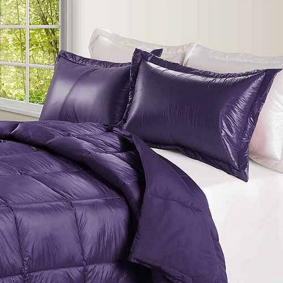 PUFF High Loft Down Indoor/Outdoor Water Resistant Comforter with Extra Strong Nylon Cover - King