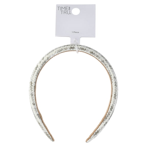 Time and Tru Women's Woven Puffy Headband