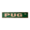 thumbnail image 1 of PUG Vintage Aluminum Street Sign Childrens Name Room Metal Sign rustic metal tin | Indoor/Outdoor |  24" Wide, 1 of 4