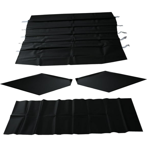 PUI 68XH100B 68-72 Nova Deluxe Headliner, Perforated Black