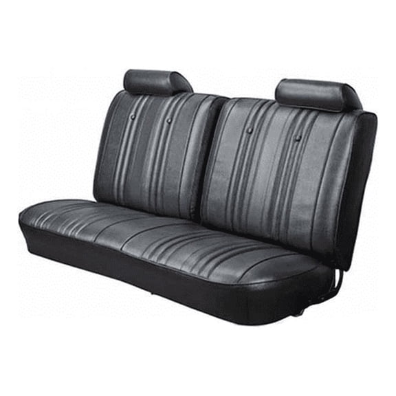PUI 69FS10C 1969 Camaro Rear Seat Black Upholstery