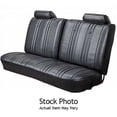 thumbnail image 1 of PUI 73XS10C 1973-1974 Nova 2 Door Rear Seat Upholstery, Black, 1 of 3