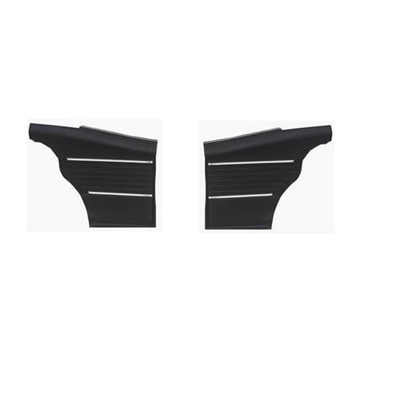 PUI PD210C Rear Interior Side Panels, 68 Camaro Coupe,Pair