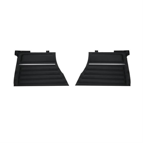 PUI PD260C Rear Side Panel, Black, 1965 Chevelle Hardtop