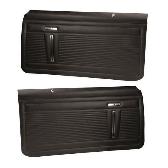 PUI PD350 Interior Door Panels, 1971-72 Nova 2-Door, Pair