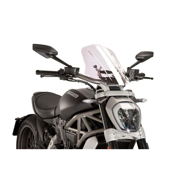 Puig 8922W Naked New Generation Touring Windscreen - Clear