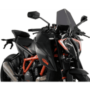 PUIG HI-TECH PARTS New Generation Windscreen - 16-1/4" - Dark Smoke - 1290 Super Duke R 20461F