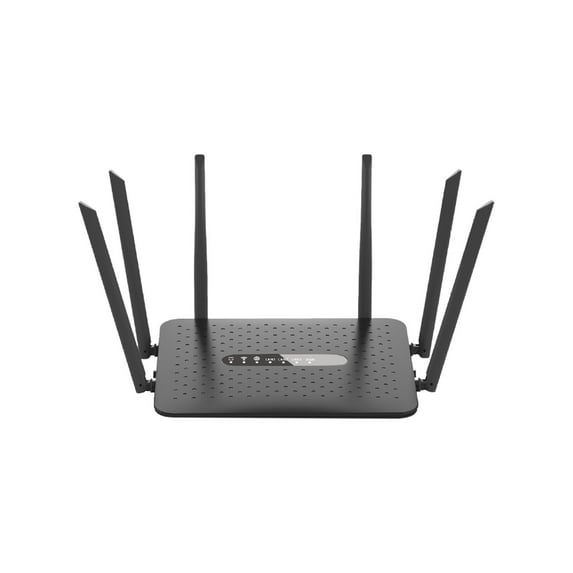 RXMEKW Dual Band 2.4G/5G Six Antenna 1200M Wireless Router Home Wifi High-Speed Through Wall Wireless 5G Router High-Speed Stable 4 Interfaces