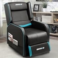 thumbnail image 1 of PUKAMI Gaming Recliner Chair for Adults 400lbs Racing Style Sofa Big and Tall PU Leather Recliner Seating Modern Ergonomic Lounge Recliner Chair Comfortable Home Movie Theater for Living Room, 1 of 7