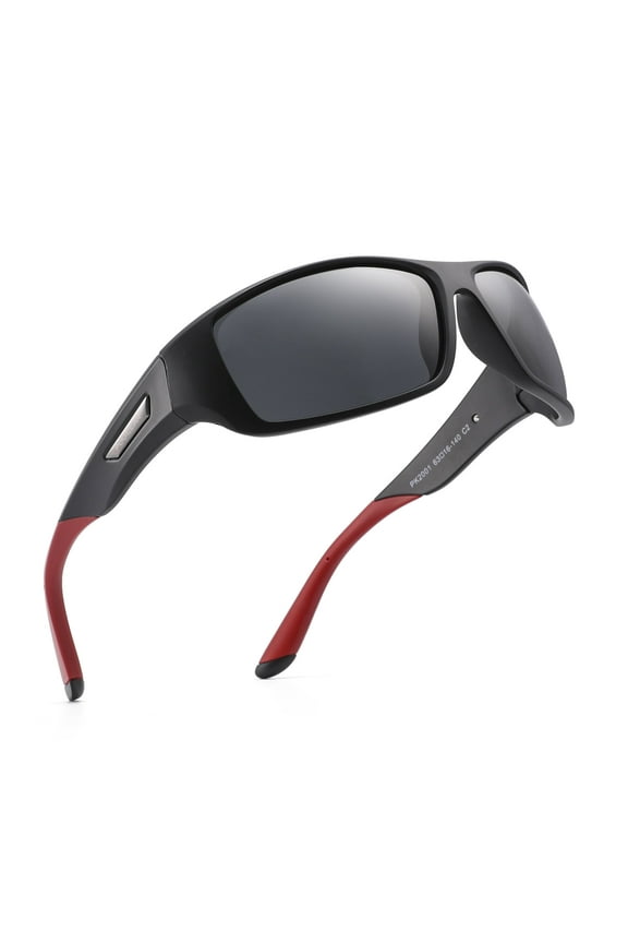 Polarized Sports Sunglasses for Men Women Driving Sunglasses Cycling Running Fishing Golf Goggles Unbreakable Frame