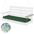 thumbnail image 1 of PUKNLY Porch Swing Cushion 60*20*4 in, 2-3 Seater Waterproof & Fade-Resistant Bench Seat Cushion Replacement with Strips, Outdoor Swing Pads for Camping, Beach, Garden, Patio, Balcony, Dark Green, 1 of 7