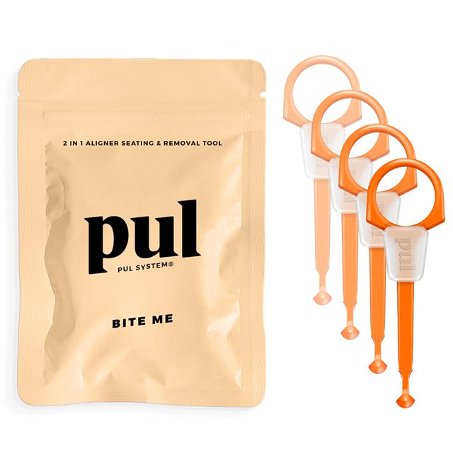 PUL Chewies & Clear Aligner Removal 2 in 1 Combo Tool Compatible With