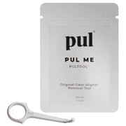 PUL Clear Aligner Removal Tool   Compatible with Removable Braces, Retainers & Trays   Easy-to-Use Device Remover, Dental & Oral Hygiene Care Product - White - 1 Pack