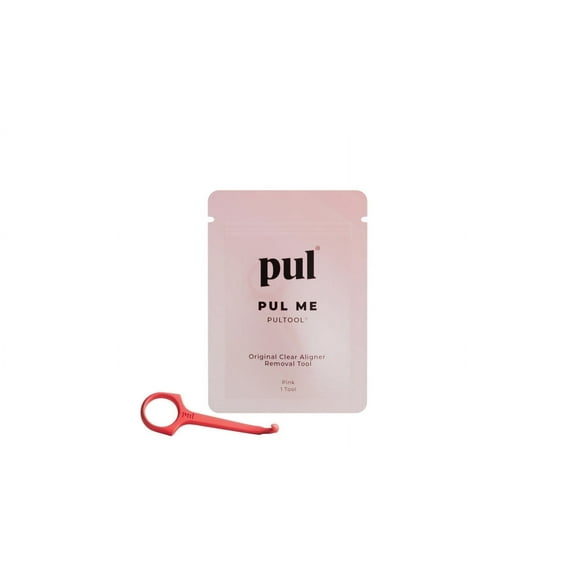PUL Clear Aligner Removal Tool — Compatible with Removable Braces, Retainers & Trays – Easy-to-Use Device Remover, Dental & Oral Hygiene Care Product - Pink - 1 Pack