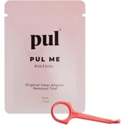 PUL Clear Aligner Removal Tool, Compatible with Removable Braces, Retainers & Trays, Pink, 1 Pack