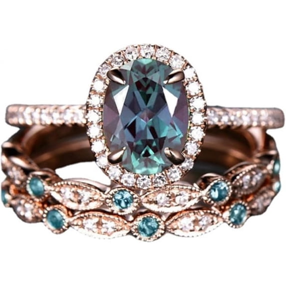 PULABO 925 Sterling Silver Rings for Women Wedding Anniversary Jewelry Christmas Birthday gift Engagement Rings Oval Cut Solitaire Cubic Zirconia Wedding Promise Rings for Her Wedding Bands