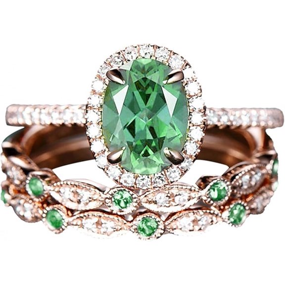 PULABO 925 Sterling Silver Rings for Women Wedding Anniversary Jewelry Christmas Birthday gift Engagement Rings Oval Cut Solitaire Cubic Zirconia Wedding Promise Rings for Her Wedding Bands