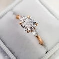 thumbnail image 1 of PULABO Classic Bridal Cocktail For Women Gift for Wife Shiny Comfortable Fit AAA Zircon CZ Ring Perfect Present With Gift Packaging, 1 of 9