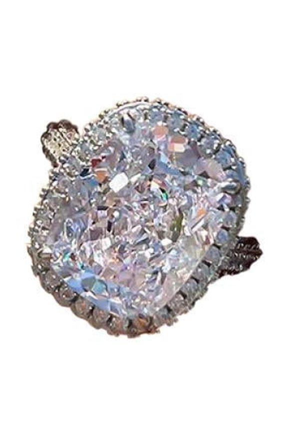 Classic Bridal Proposal For Her For Women Comfortable Fit Dazzling CZ AAA Zircon Ring Elegant Gift Gift Box Included
