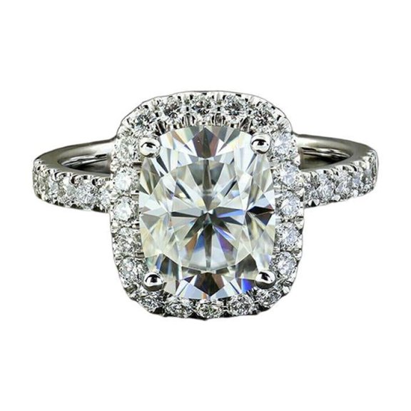 PULABO Classic Cocktail Promise Ring Ladies For Women Comfortable Fit High Quality Cubic Zirconia CZ Ring Perfect Present With Gift Packaging