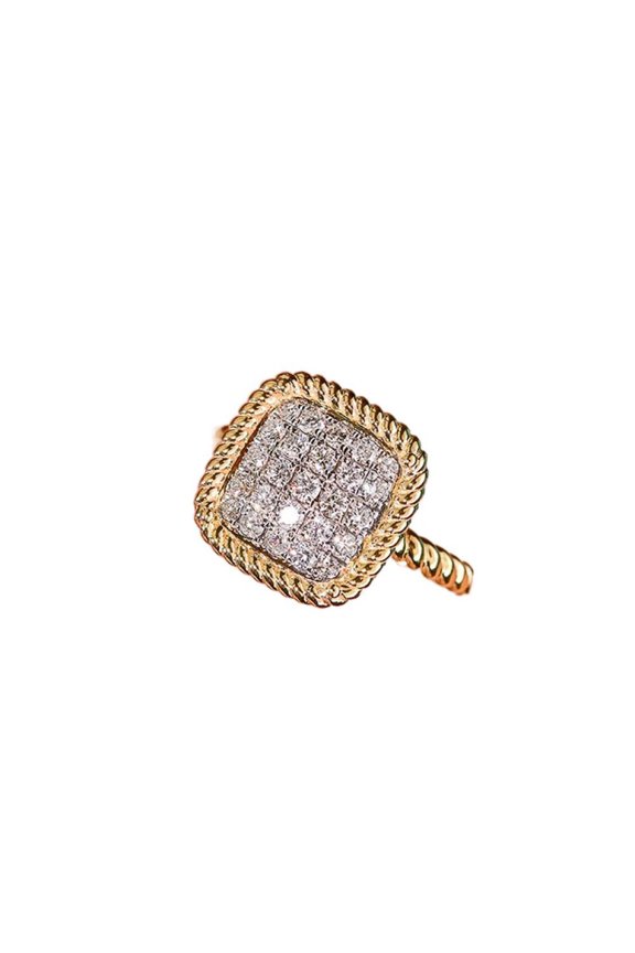 Classic Cocktail Valentine's Day For Her For Women Lightweight Dazzling AAA Zircon Cubic Zirconia Ring Elegant Gift With Gift Packaging